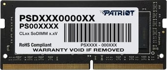 Оперативная память Patriot 8GB DDR4 SODIMM PC4-21300 PSD48G266682S