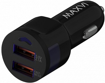 Автомобильное зарядное Maxvi CCM-522 (черный)