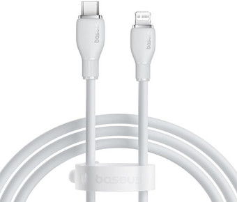 Кабель Baseus Pudding Series Fast Charging USB Type-C - Lightning (1.2 м, белый)