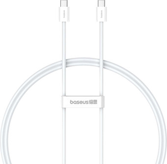 Кабель Baseus Superior Series 2 Fast Charging Data Cable 100W USB Type-C - USB Type-C (1 м, белый)