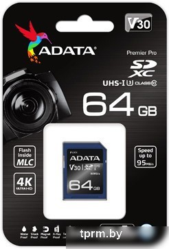 ADATA Premier Pro ASDX64GUI3V30S-R SDXC 64GB 