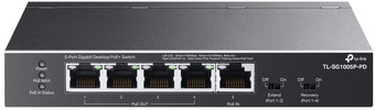 Неуправляемый коммутатор TP-Link TL-SG1005P-PD М1