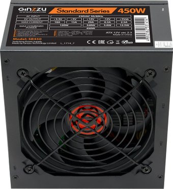 Блок питания Ginzzu SB450