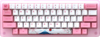 Клавиатура Akko ACR 59 Acrylic Tokyo (Akko CS Jelly Pink, нет кириллицы)