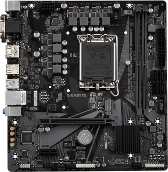 Материнская плата Gigabyte H610M S2H V2 DDR4 (rev. 1.0)