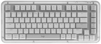 Клавиатура Logitech Alto Keys K75M 920-013300 (белый/серый, с гравировкой)