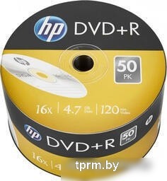 DVD-R диск HP 4.7Gb 16x HP в пленке 50 шт. 69305 
