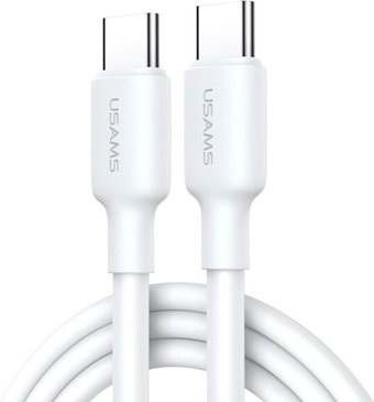Кабель Usams U84 US-SJ614 USB Type-C - USB Type-C (2 м, белый)