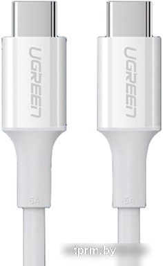 Кабель Ugreen US300 60552 USB Type-C - USB Type-C (2 м, белый) 