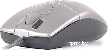 Мышь A4Tech OP-620D (серебристый) 