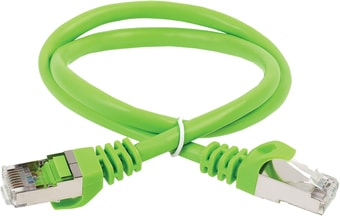 Кабель ITK RJ45 - RJ45 PC02-C5EF-3M (3 м, зелёный)