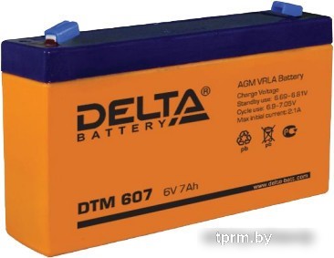 Аккумулятор для ИБП Delta DTM 607 (6В/7 А·ч) 