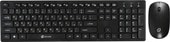 Клавиатура + мышь Oklick 240M (черный)