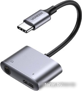 Адаптер Ugreen CM231 60164 USB Type-C - USB Type-C, 3.5 мм 