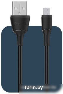 Кабель Celebrat FLY-2 Micro USB (1 м, черный) 