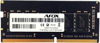 Оперативная память AFOX 16GB DDR4 SODIMM PC4-21300 AFSD416FS1P