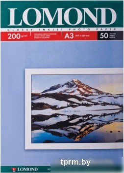 Фотобумага Lomond Глянцевая А3 200 г/кв.м. 50 листов (0102024) 