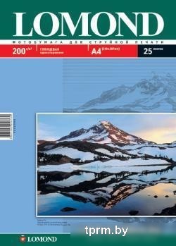 Фотобумага Lomond Глянцевая А4 200 г/кв.м. 25 листов (0102046) 