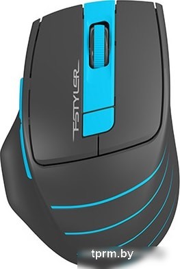 Мышь A4Tech Fstyler FG30S (черный/голубой) 