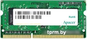 Оперативная память Apacer 8GB DDR3 SO-DIMM PC3-12800 [AS08GFA60CATBGJ] 