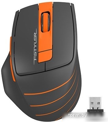 Мышь A4Tech Fstyler FG30S (серый/оранжевый) 