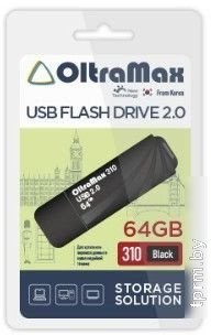 USB Flash OltraMax 310 64GB (черный) 