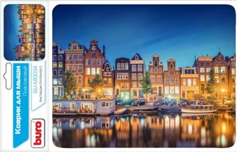 Коврик для мыши Buro BU-M10034 "Амстердам"