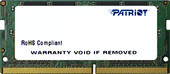 Оперативная память Patriot Signature Line 8GB DDR4 SODIMM PC4-19200 [PSD48G240081S]