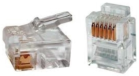 Коннектор Cablexpert MP-6P6C