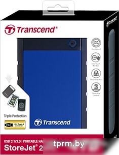 Transcend StoreJet 25H3 4TB (синий) 
