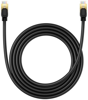 Кабель Baseus PCWL-A108 RJ45 - RJ45 (2 м, черный)