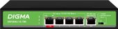 Неуправляемый коммутатор Digma DSP204G-1G-T80