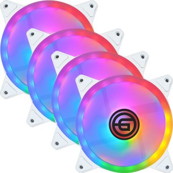 Комплект вентиляторов для корпуса Ginzzu 12LW4 (4 шт.)