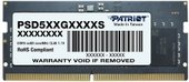 Оперативная память Patriot Signature Line 16ГБ DDR5 SODIMM 5200 МГц PSD516G520081S