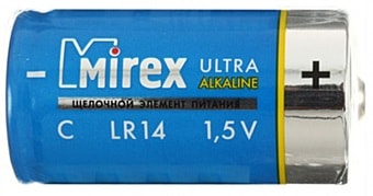 Батарейки Mirex LR14 C Алкалайн 2 шт 23702-LR14-S2