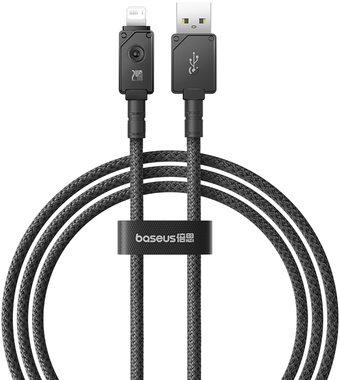 Кабель Baseus Unbreakable Series USB Type-A - Lightning (1 м, черный)