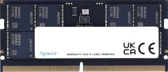 Оперативная память Apacer 16ГБ DDR5 SODIMM 5600 МГц AS16GHB56CVBBGH