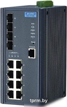Управляемый коммутатор 2-го уровня Advantech EKI-7712E-4F-AE 