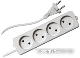 Сетевой фильтр Гарнизон 4 розетки, белый, 2 м (EL-NL4-W-2) 