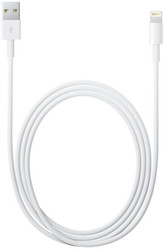 Кабель Apple USB 2.0 Type-A - Lightning (1 м, белый)