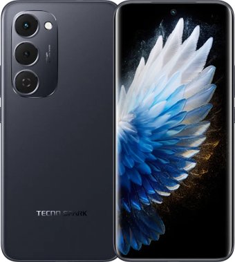 Телефон Tecno Spark 40 Pro+ 8GB/256GB (черная туманность)