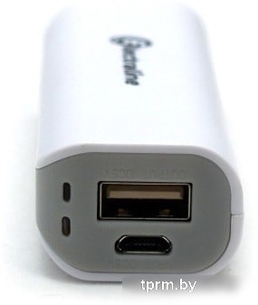 Портативное зарядное устройство Electraline 500331 2600mAh (белый) 