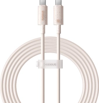 Кабель Baseus Habitat Series Fast Charging Cable 100W USB Type-C - USB Type-C (2 м, бежевый)