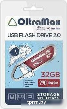 USB Flash OltraMax 290 32GB (красный) 