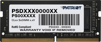Оперативная память Patriot Signature Line 16GB DDR4 SODIMM PC4-25600 PSD416G32002S
