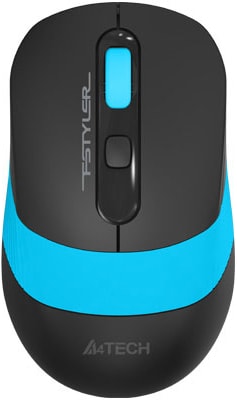 Мышь A4Tech Fstyler FG10S (черный/синий)
