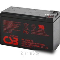 Аккумулятор для ИБП CSB HR1234W F2 (12В/9 А·ч) 