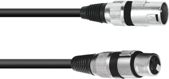 Кабель Linly Lighting XLRм - XLRп (1.5 м, черный)