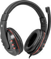 Наушники Defender Warhead G-160 (черный/красный)