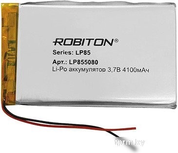 Аккумулятор Robiton LP855080 4100mAh 1 шт. 